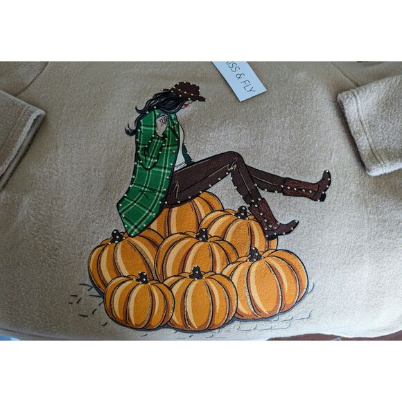 NWT   Kiss & Fly soft fleece pullover 3/4 sleeve top   SZ 1X - Picture 6 of 14